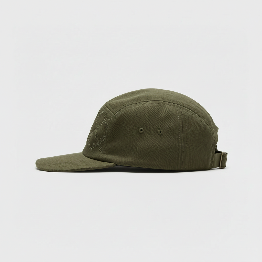 Cap with Cross Stitch Embroidery