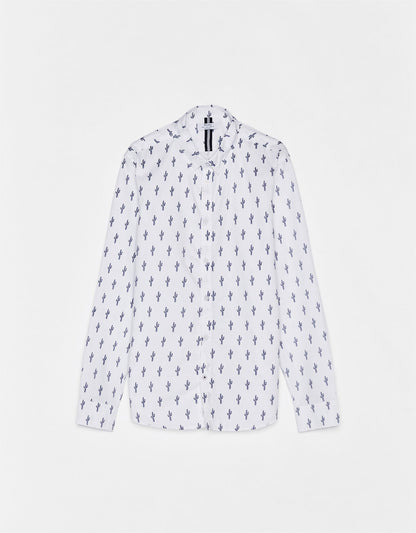 Regular fit long shirt