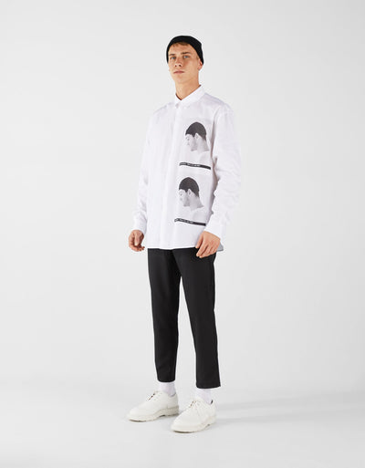 Oversized printed shirt