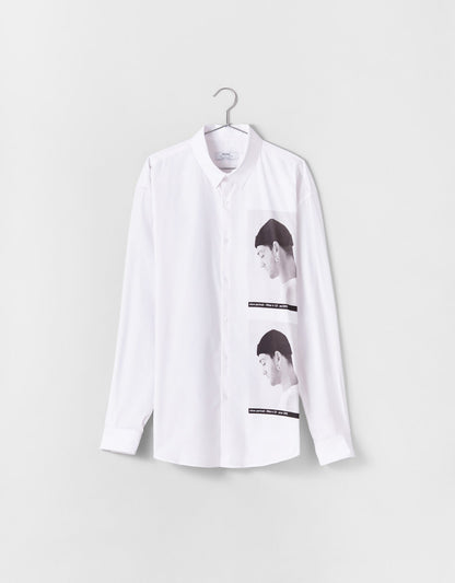 Oversized printed shirt