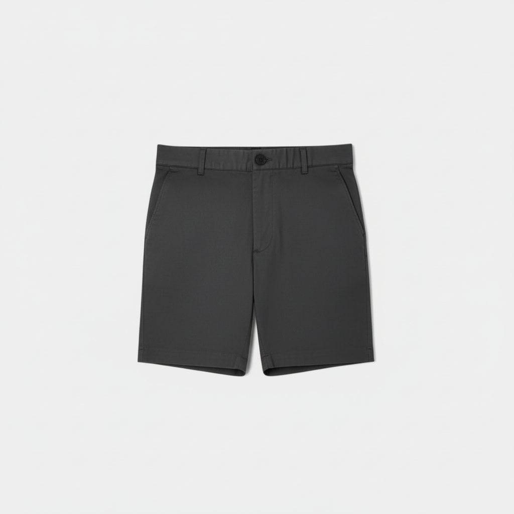 Sand Beige Slim Chino Shorts