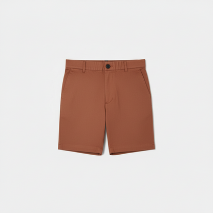 Sand Beige Slim Chino Shorts