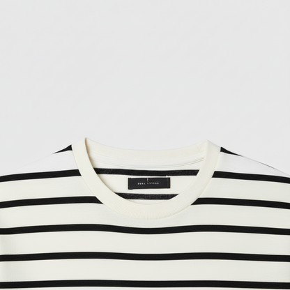 Urban Breton Stripe Crew Neck Tee