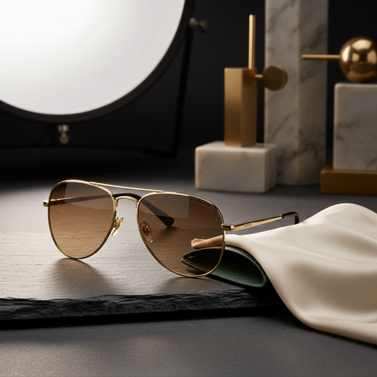 Designer Aviator Sunglasses