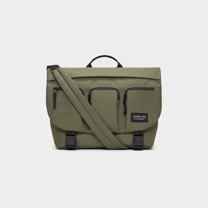 Olive Ripstop Cargo Messenger Bag