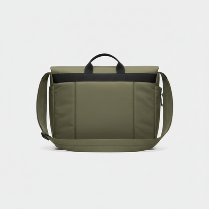 Olive Ripstop Cargo Messenger Bag