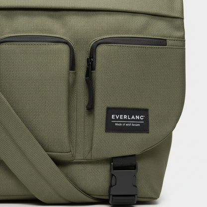 Olive Ripstop Cargo Messenger Bag