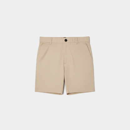 Sand Beige Slim Chino Shorts