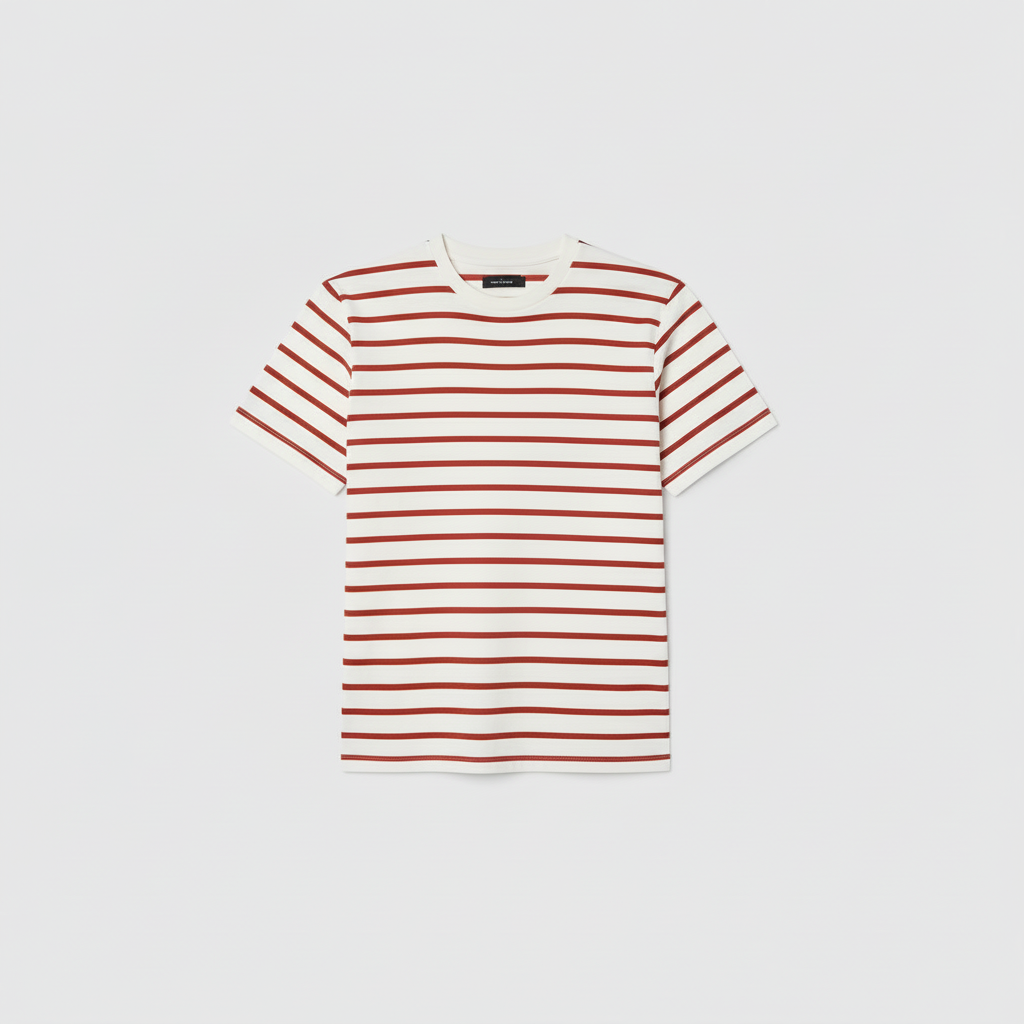 Urban Breton Stripe Crew Neck Tee