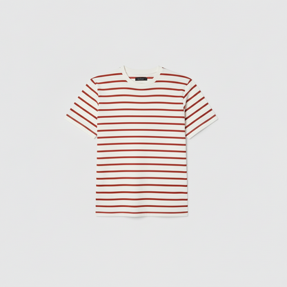 Urban Breton Stripe Crew Neck Tee