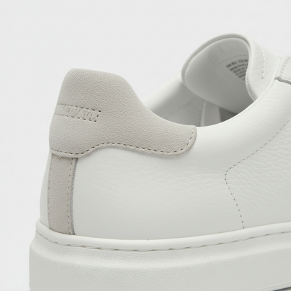 Pebbled Leather Low-Top Sneaker